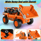 Hikole Ride On Dump Truck For Kids, 12V Ride On Car With Parent Remote, Shovel, Electric Dump Bed, Music Player, Ride On Construction Vehicles For Kids For Boys Girls, Orange