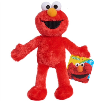 Just Play Elmo Plush Stuffed Animal, 8-inch Sustainable Red Toy for Kids, Model 57563, Ages 18 Months+