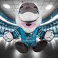 Bleacher Creatures San Jose Sharks Sj Sharkie 8'' Nhl Kuricha Mascot Sitting Plush - Soft Chibi Inspired Mascot