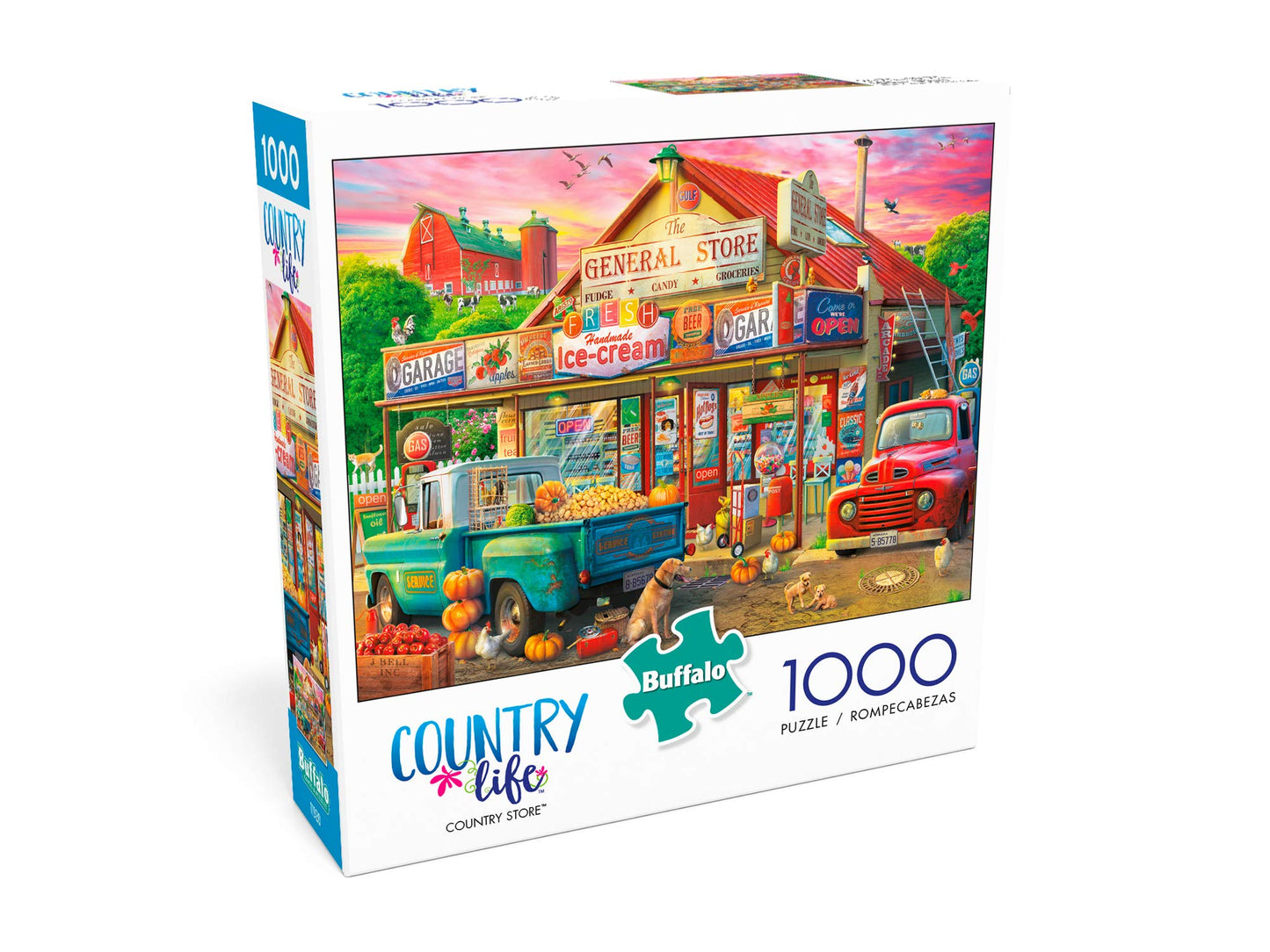 Buffalo Games - Eduard - Country Store - 1000 Piece Jigsaw Puzzle For Adults Challenging Puzzle Perfect For Game Nights - Finished Puzzle Size Is 26.75 X 19.75