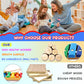 Looikoos Baby Musical Instruments Montessori Wooden Toys For Toddlers 1-3,Percussion Instruments Set For Kids Preschool Educational Musical Toys For Boys And Girls Gifts