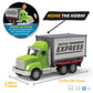 Driven by Battat Toy Container Truck with Lights & Sounds, Green, Model WH1211C6Z, Realistic Movable Parts, for Kids 3 Years +