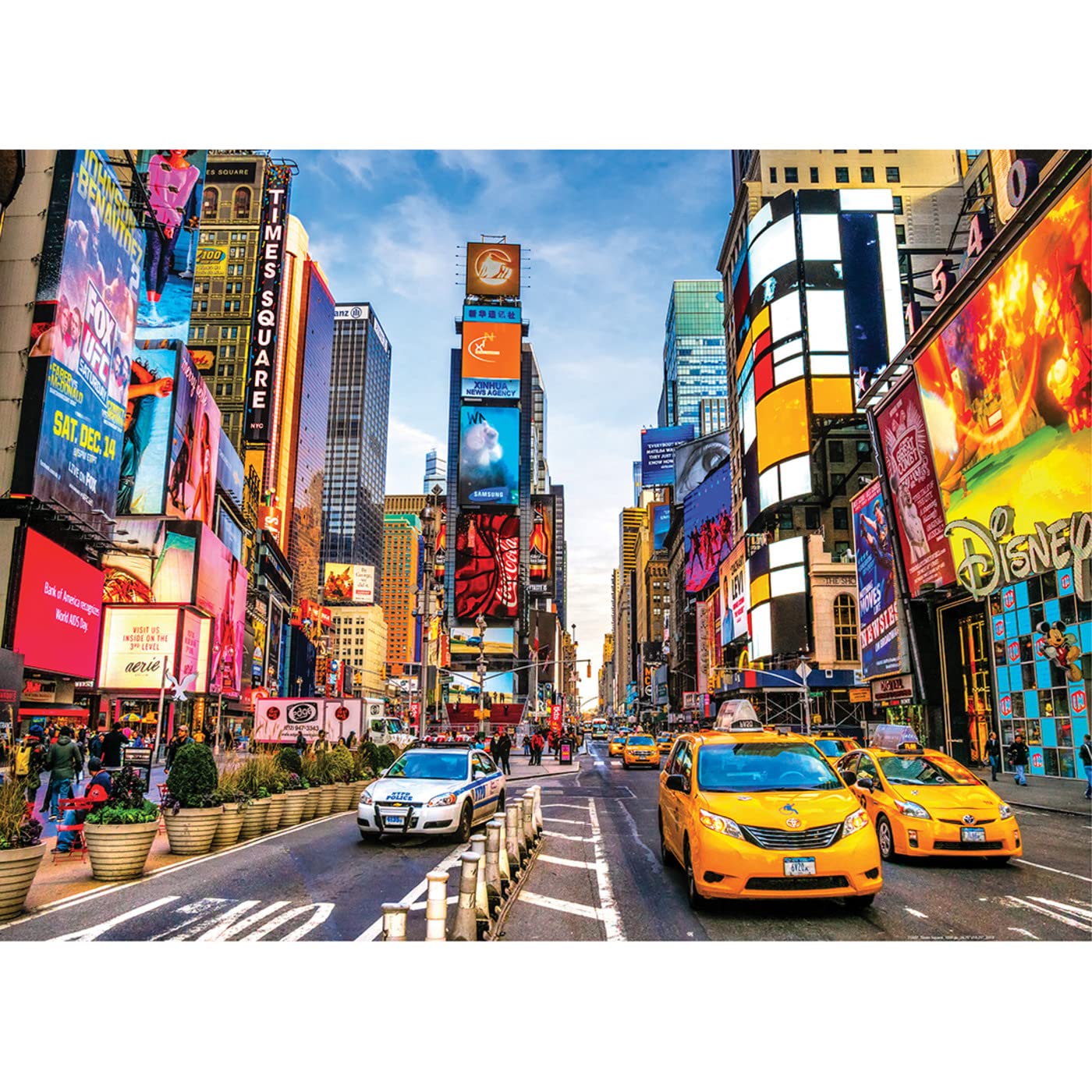 Masterpieces 1000 Piece Jigsaw Puzzle For Adults, Family, Or Kids - Times Square - 19.25x26.75