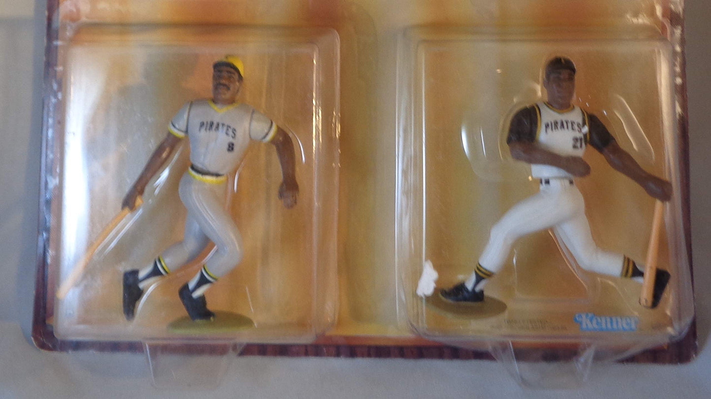 Starting Lineup Baseball Greats Figures - Willie Stargell & Roberto Clemente, Small, Plastic