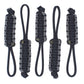 Bubbasgaragetv - Large Heavy Duty Paracord Zipper Pulls (Charcoal Grey)
