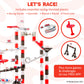 Marble Genius Marble Run Racing Set: 125-Piece Marble Run Racing Set Toys For Kids, Marbles Maze Tower Building Blocks, Marble Race Track Rolling Game, Educational Learning Stem Toy Gift, Racing