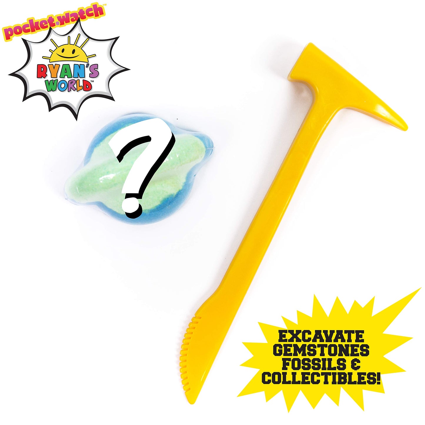 Ryan'S World Mystery Digs, Blind Bags, 3 Mystery Options, Gem Dig, Slimygloop Dig, Fizzing Dig By Horizon Group Usa