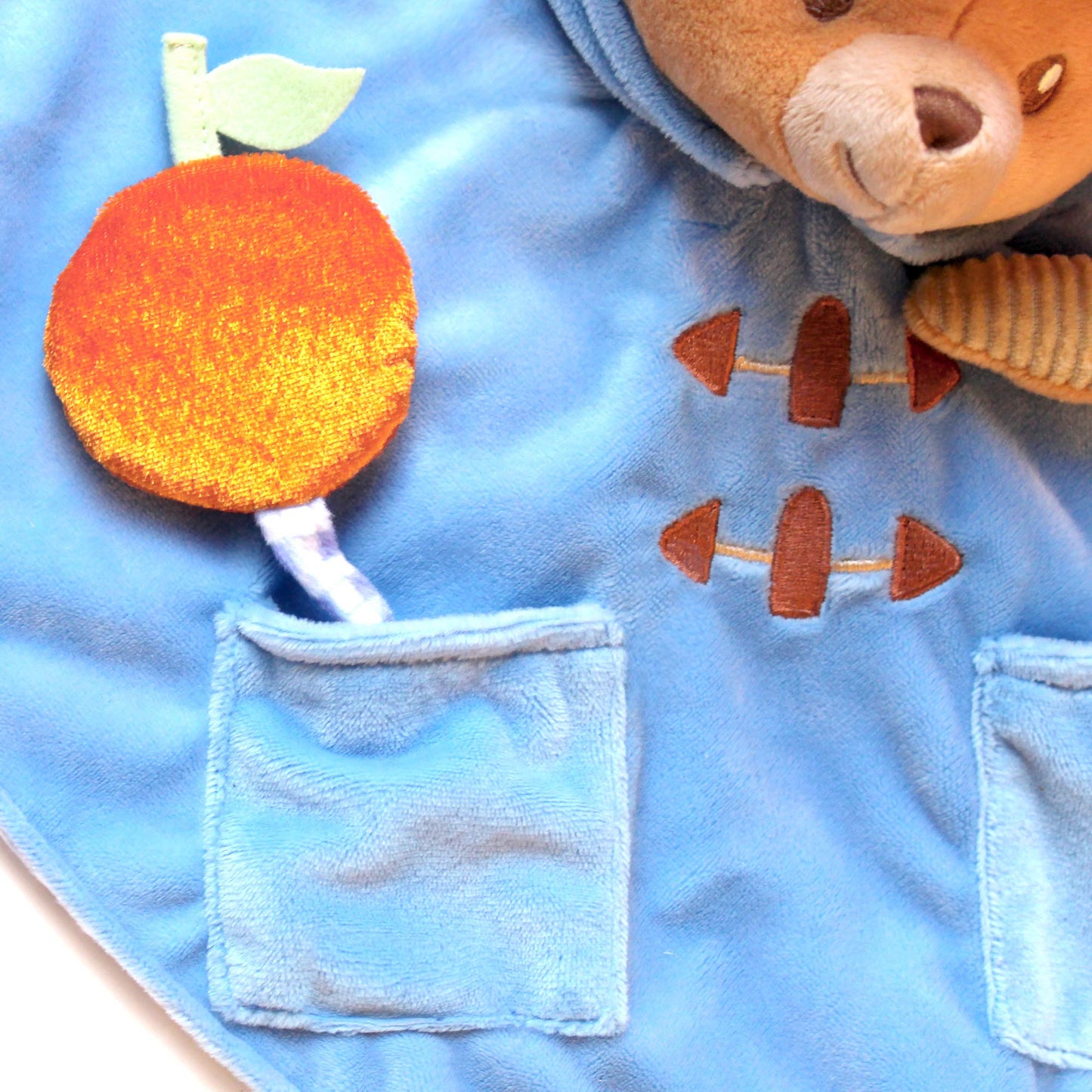 Yottoy Paddington Bear Collection | Soft Baby Blankie, Cozy Security Blanket, Cuddle Buddy – 13”L X 20”W