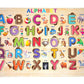 Paperpilot Wooden Learning Educational Puzzle Set For Kids | Puzzle Toys For Kids | English Alphabet Puzzle | Alphabets For Kids