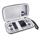 Werjia Hard Carrying Case For Rg35Xx H /Rg351Mp/Rg350M/ Rg350P Handheld Retro Game Storage Suitcase (Black)
