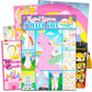 Make a Face Unicorn Sticker Books for Girls, Kids, Toddlers - Bundle with Unicorn Sticker Books with 32 Pages and 420+ Stickers 
