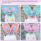 Seenelling 13 Pcs DIY Dino Mask Kit Hard Plastic Dinosaur Mask Furry Therian Dino Costume Kit Animal Dinosaur Party Costume(Cute