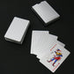 Joyoldelf Silver Foil Poker Playing Cards, Waterproof Deck Poker Card With Gift Box, Perfect For Party And Game