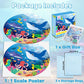 22.8 Inch Jumbo Floor Puzzle For Kids Under The Sea Large Floor Puzzle Underwater World Round Puzzles For Valentines Toddler Chi