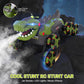 8WD RC Stunt Car Toys for Kids,2.4Ghz Remote Control Dinosaur toys 360 Rotating Changeable RC Stunt Dinosaur Remote Control Dino