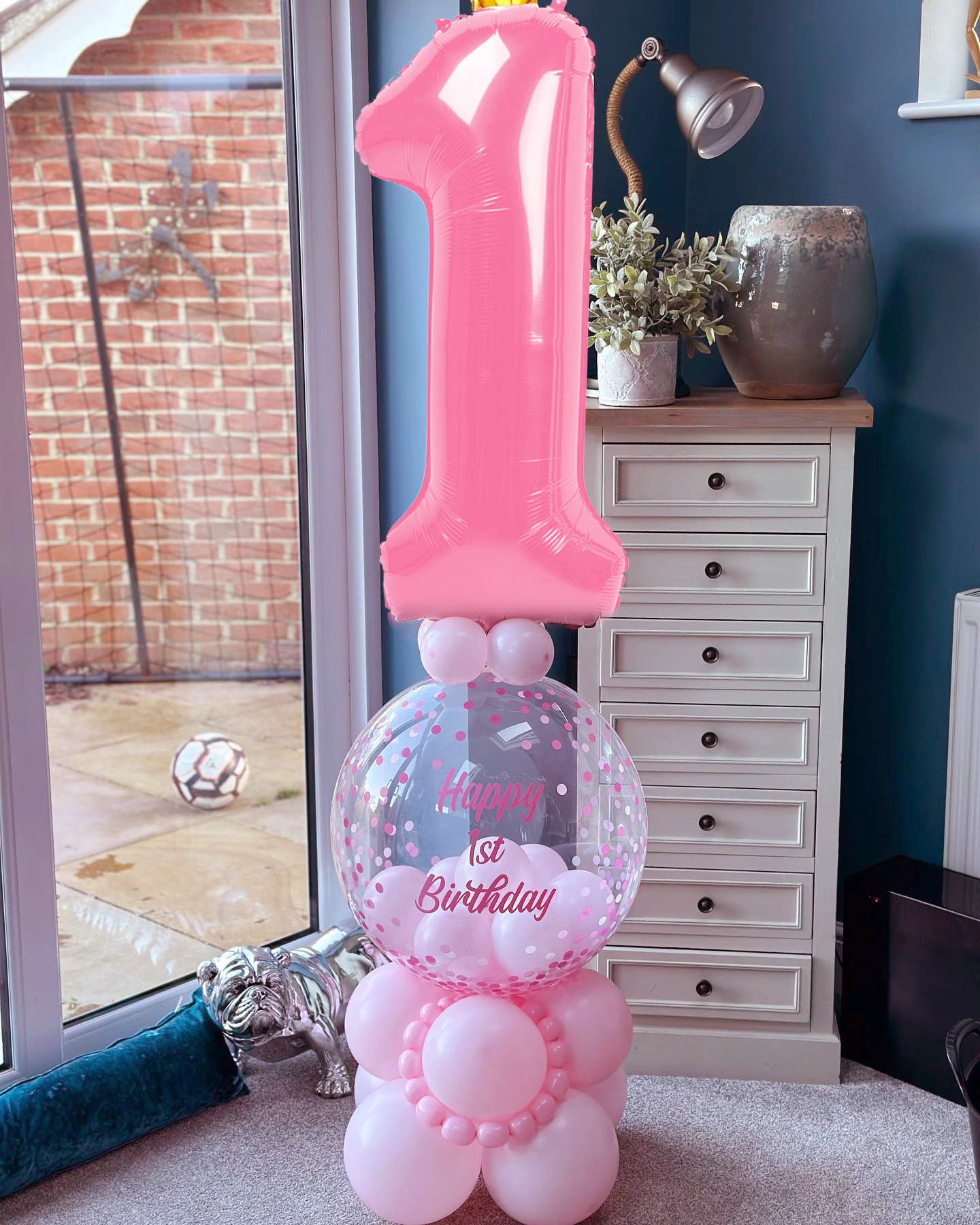 Reavor 40 Inch Pink Number 2 Balloon - Mylar Second Birthday Decorations