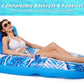 Jasonwell Inflatable Pool Float mature-themed - Pool Floaties Lounger Floats Raft Floating Chair Water Floaties for Swimming Pool Lake Lounge Float with Cup Holders Beach Pool Party Toys for mature-themeds