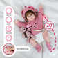 Reborn Baby Dolls 18 Inch Realistic Newborn Reborn Girl Baby Doll with Doll Clothes & Accessories Best Birthday Set for Girls Ag
