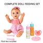 Fash N Kolor,My Sweet Baby Disappearing Doll Feeding Set - Doll Feeding Set | Set Includes 2 Bottles, Doll Diapers, Diaper Bag, Blanket And 2 Pacifier (8 Pc Set)