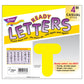 Trend Yellow 4'' Casual Uppercase Ready Letters, 6 Packs