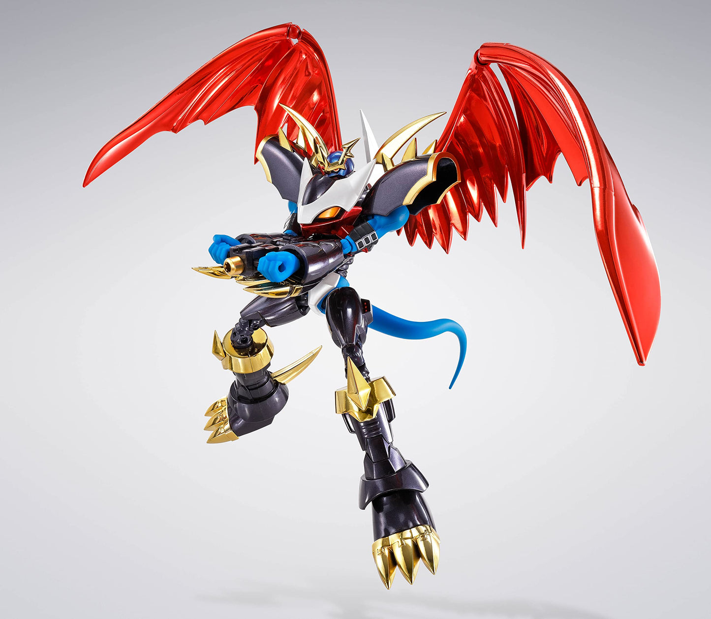 TAMASHII NATIONS S.H.Figuarts Digimon Imperialdramon Fighter Mode Action Figure, 6.29 Inch, Gold-plated, Model BNDI21016