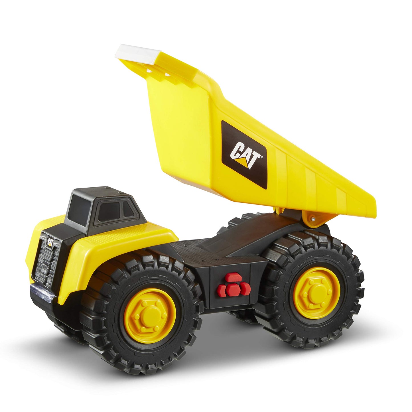 CAT Construction Toy Dump Truck, 10" with Realistic Lights & Sounds, Movable Parts, Multicolor, Model 82285