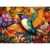 mature-themed Puzzles 300 Pieces  Hummingbird Floral Jigsaw Puzzles for Kids mature-themeds Seniors 300 Pieces  Glossy Sturdy Vibrant Puzzle 300 Piece  Challenging Puzzle Great Gift for Family Friends