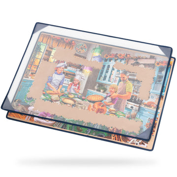 Tektalk Jigsaw Puzzle Board Portable Puzzle Mat For Puzzle Storage Puzzle Saver, Non-Slip Surface (Up To 1000 Pieces, Khaki)