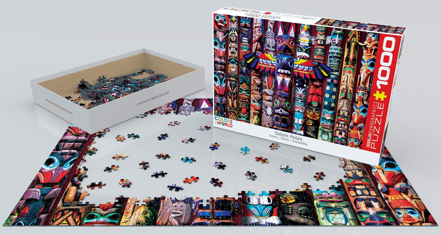 Eurographics (Eurhr Totem Poles 1000Piece Puzzle 1000Piece Jigsaw Puzzle (6000-5349)