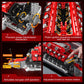 Mould King V12 Engine Model Kit - 3472 PCS STEM Building Blocks, Red, Plastic, WX10169-LZUSYL, Includes Battery & Motor