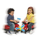 Radio Flyer Classic Bumper Car - Red Ride On Toy for Ages 1-3, Large Plastic Model 740S