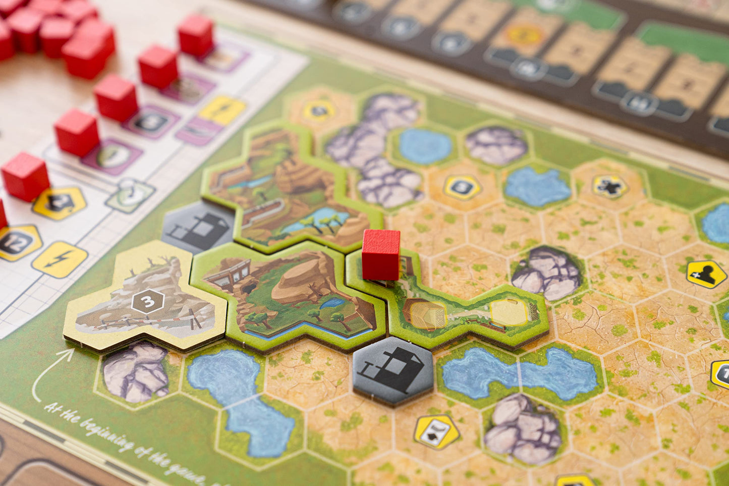 Capstone Games Ark Nova Strategy Board Game, Card Drafting & Hand Management, 1-4 Players, 90-150 Min Play, Multi, Model FEUARK01
