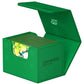 Ultimate Guard Sidewinder 100+, Deck Box For 100 Double-Sleeved Tcg Cards, Green, Magnetic Closure & Microfiber Inner Lining For Secure Storage