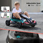 ELEMARA Electric Go Kart for Kids, 12V 2WD Battery Powered Ride On Cars with Parent Remote Control for Boys Girls,Vehicle Toy Gi