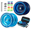 Magicyoyo K1 Pack Of 2 Yoyos For Kids, Responsive Yoyos With Yoyo Storage Case,12 Strings And Unresponsive Bearing Kit For Dual