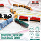 The Little Plastic Train Co. General Deluxe Train Set - Miniature Player Pieces for Board Games, Green, Model 92333