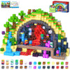 150PCS Magnetic Blocks  Build Mine Magnet World Set  Toddler Outdoor Toys STEM Construction Building Blocks Toy  Magnetic Tiles Sensory Kids Toys for 3+ Year Old Kids Boys Girls Ages 3 4 5 6