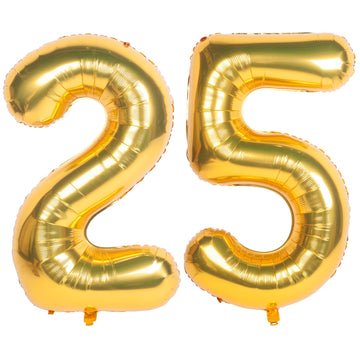 40 Inch Gold Number Balloons Helium Foil Mylar Balloon Birthday Party Banquet Decoration 25