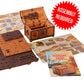 WOODEN.CITY Treasure Chest Escape Room Puzzle Box - 3D Wooden Mechanical Clue Box for Adults - Birch Plywood - Model WR355