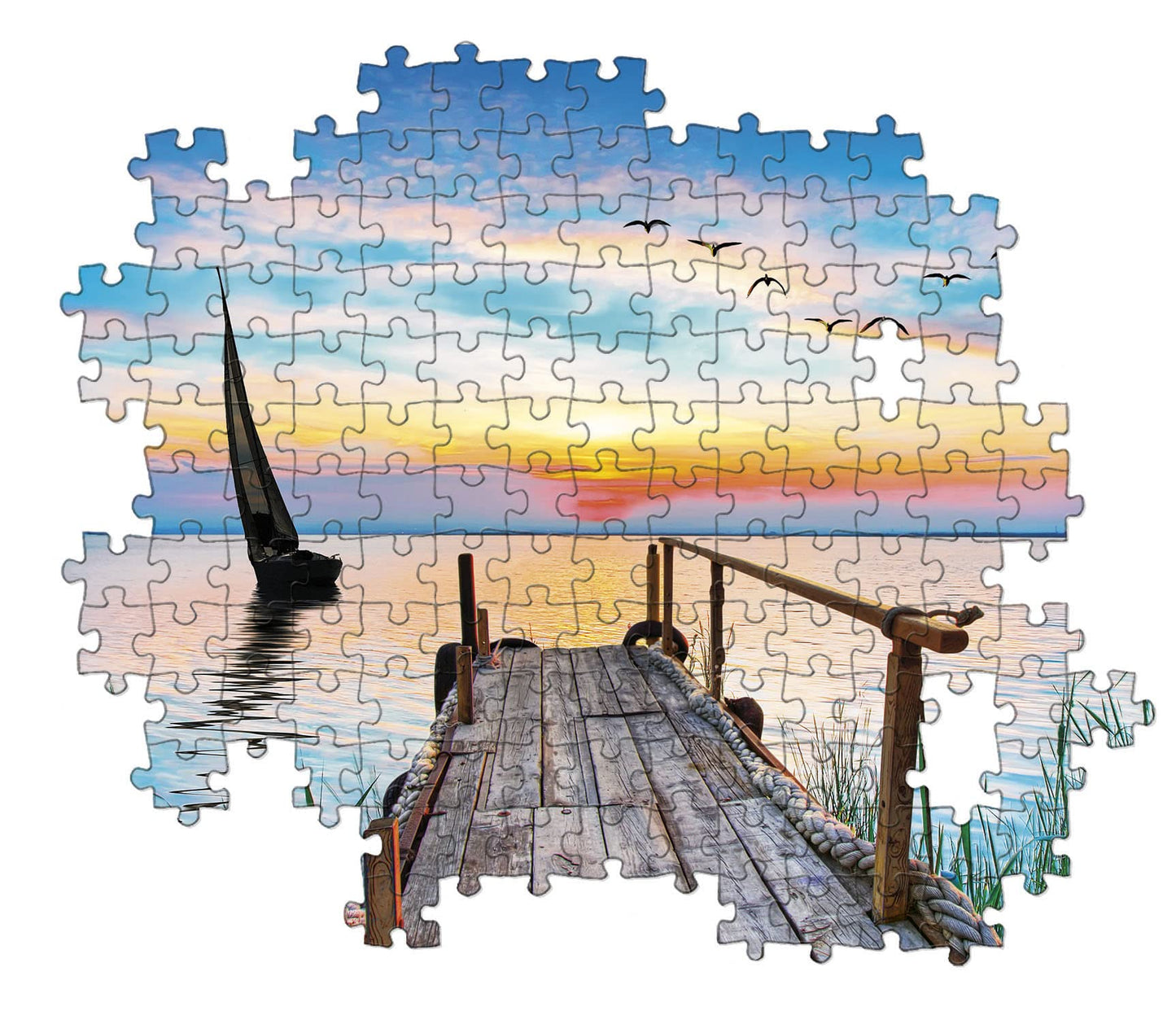 Clementoni - 35121 - Peace Puzzle - Peaceful Wind - Jigsaw Puzzle 500 Pieces, Made In Italy, Jigsaw Puzzle For Adults