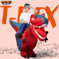 Spooktacular Creations Kids Inflatable Costumes, Riding A Light-Up Eyes T-Rex Inflatable Costume, Red Rawr Blow Up Dinosaur Cost