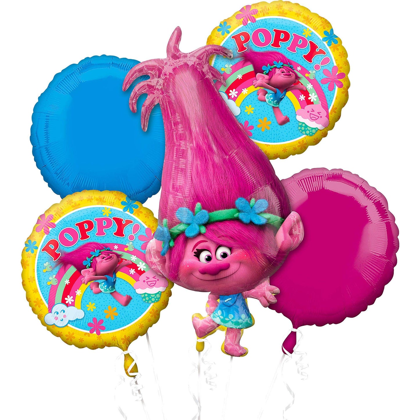 Anagram 91113 Licensed Balloon Bouquet, Pink