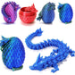 Executive Desk Toys Easter Egg, 3D Printed Dragon, Fidget Dragon Eggs With Dragon Inside, Dragon Toy Dragon Egg Fidget Toy, Fidg