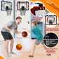 OCHIDO 2 Pcs Basketball Hoop Indoor for Boys 3 4 5 6 7 8 9 10 11 12 Year Old,Over The Door Mini Basketball Hoop Indoor with Scor