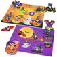 2Pcs Halloween Wooden Peg Puzzles, Halloween Toys For Toddlers Educational Puzzle Kids Halloween Party Favors Halloween Basket S