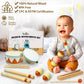 Miniartis Toddler Musical Instruments - Montessori Musical Toys For Toddlers 1-3 | Modern Boho Baby Drum Set With Neutral Colors