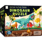 Hapinest 100 Piece Glow-In-The-Dark Dinosaur Jigsaw Puzzle For Kids Boys And Girls Gifts Ages 5 6 7 8 9 10 11 12 Years Old And Up
