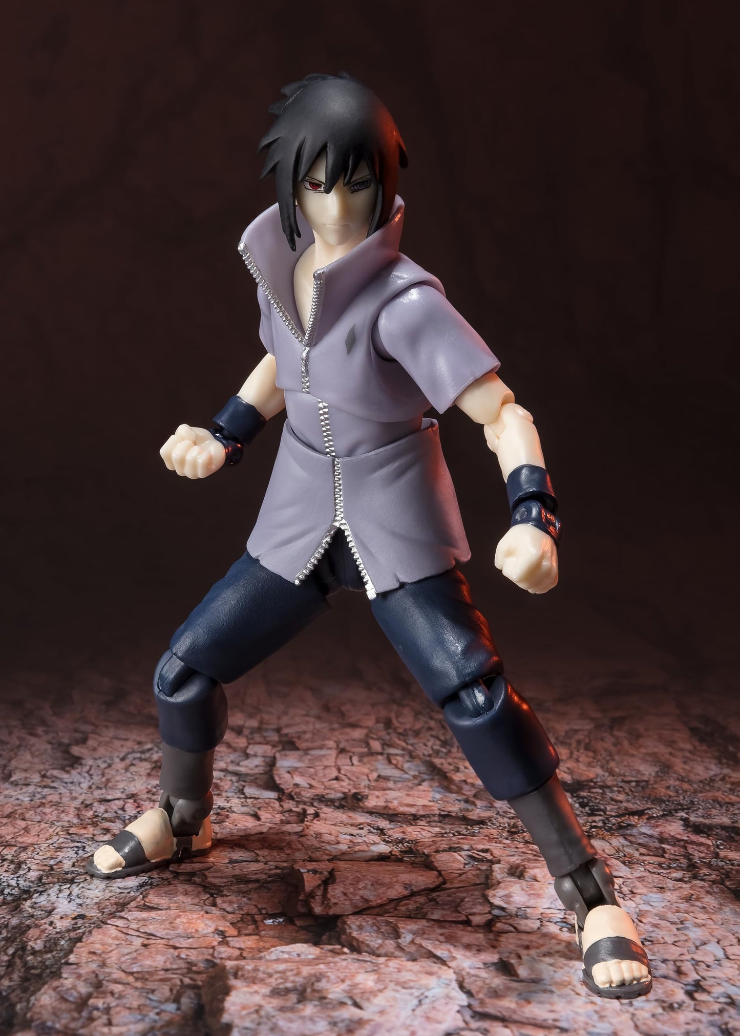 BANDAI NAMCO Sasuke Uchiha Action Figure - Ultimate Legends 5" Plastic Collectible (The Final Valley) Model 87538