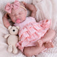 Aori Lifelike Reborn Doll - Realistic 20 Inch Sleeping Newborn Baby Girl With Poseable Limbs And Feeding Set
