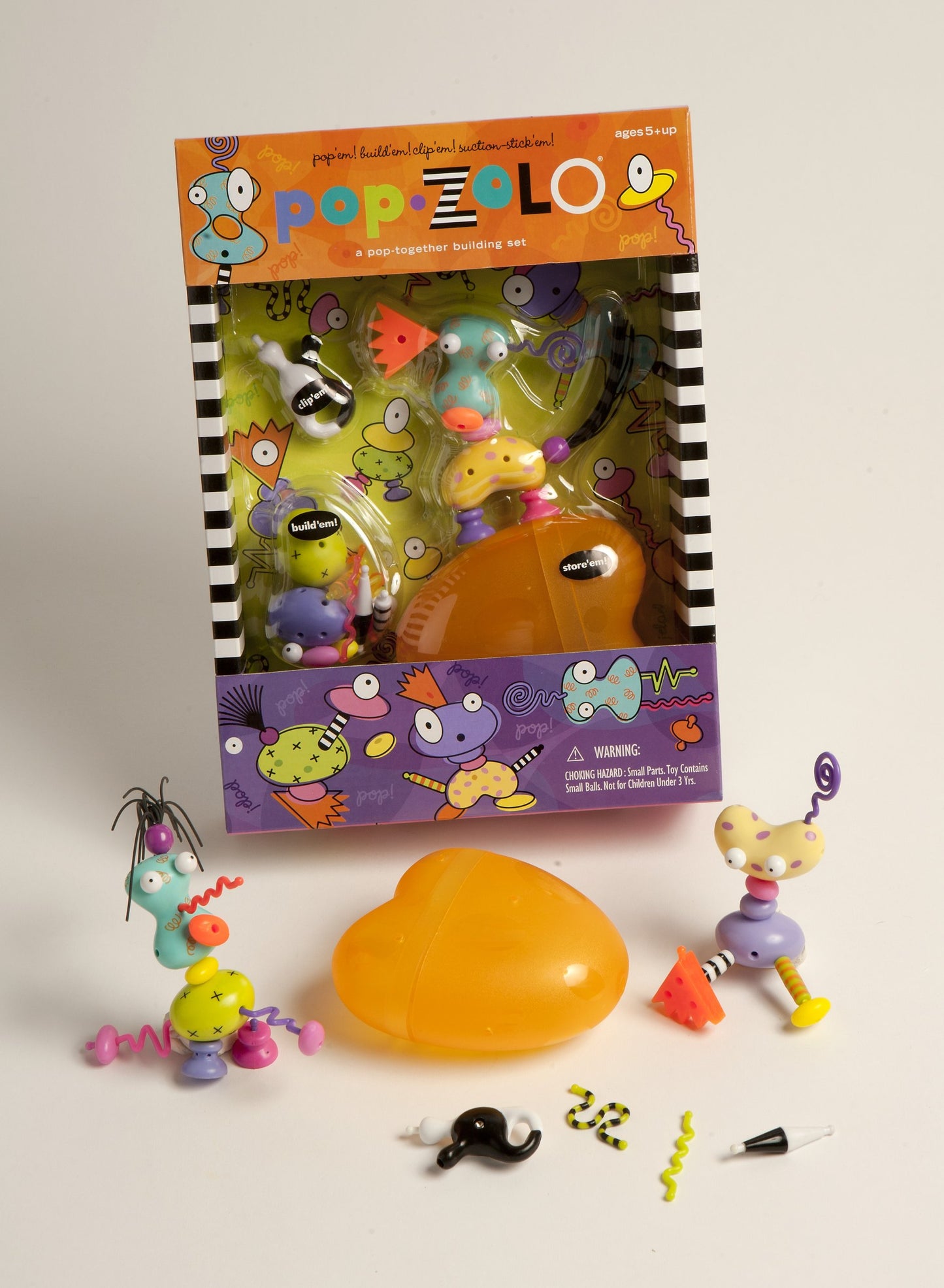 Zolo Pop ZoLO Playsculpture - Small Multicolor Plastic Toy Model ZOPO